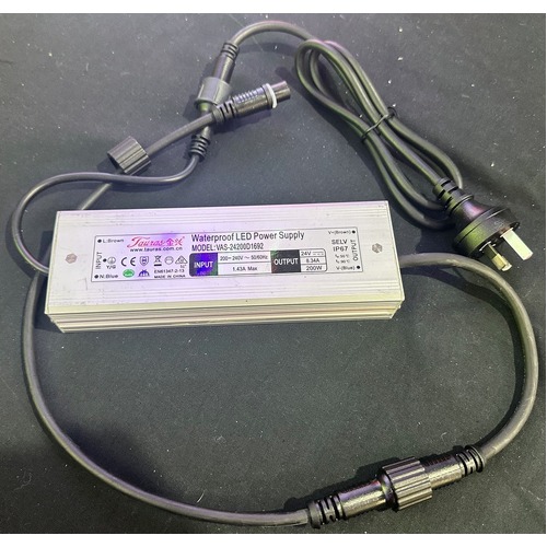 24V 200 Watt Waterproof Transformer