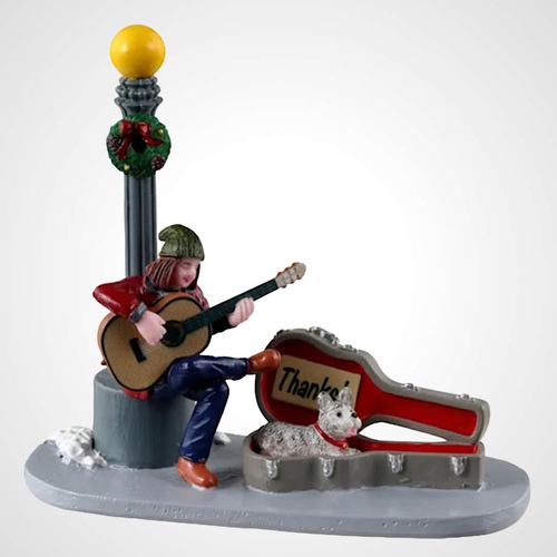 Lemax Downtown Busker-Available August 2024
