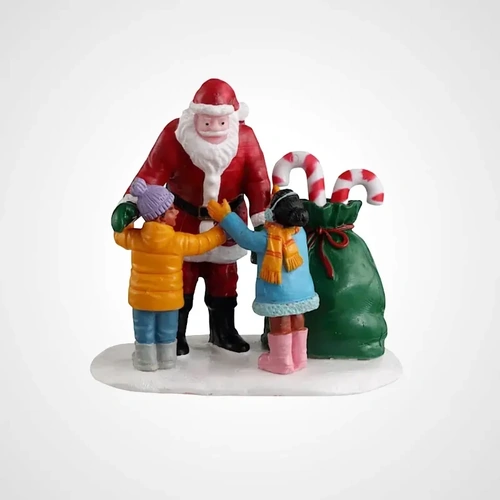 Lemax Santa Gets A Hug 