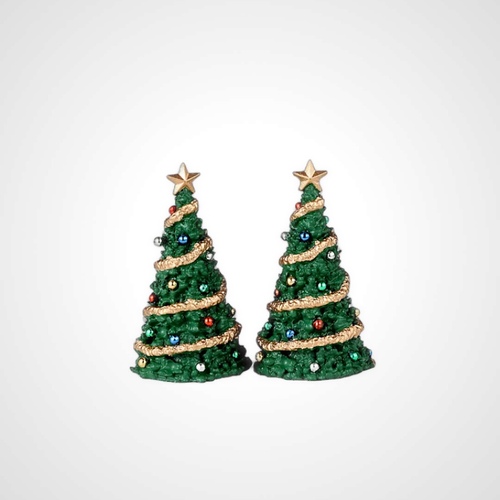 Lemax Classic Christmas Tree Set of 2 - Available Aug 2024
