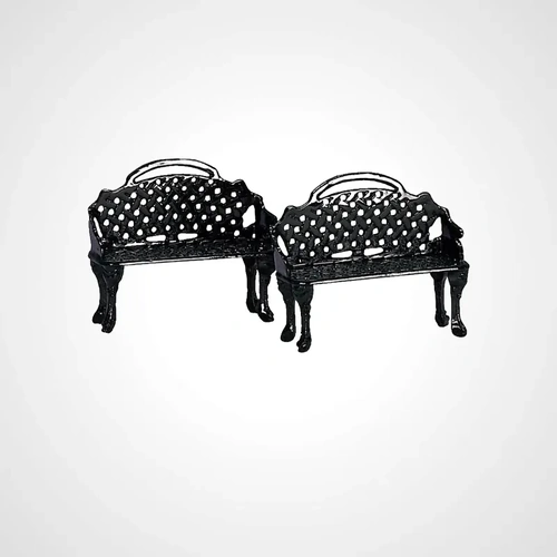 Lemax Patio Bench, Set of 2