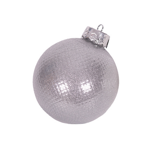 12cm Silver Bauble