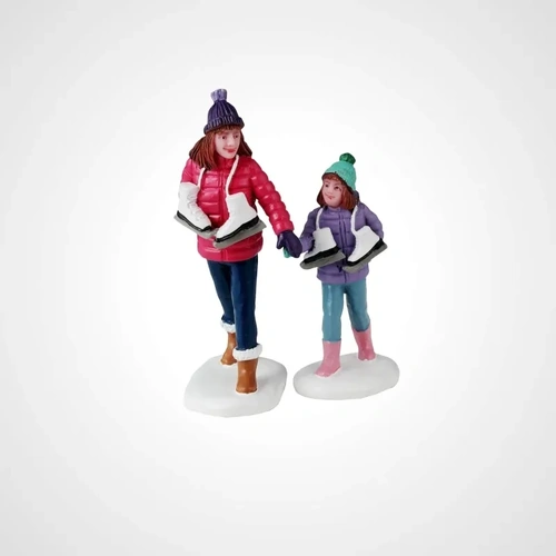 Lemax Skating Sisters Set of 2