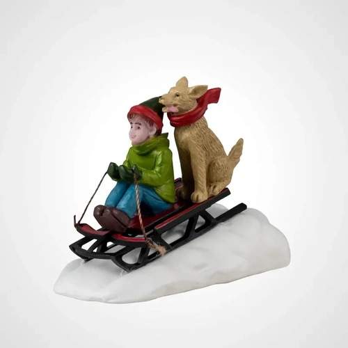 Lemax Doggone Downhill Sledding 