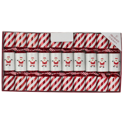 Candy Cane Santa’s  8.5” Bon Bons 10pk