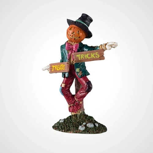 Lemax Scarecrow Signpost 