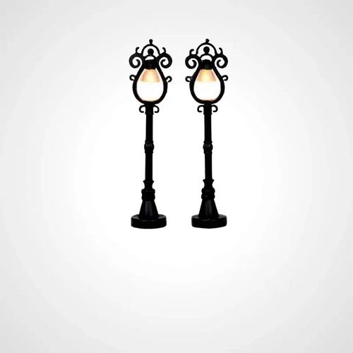 Lemax Parisian Street Lamp - set of 2