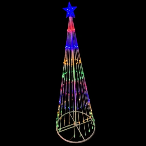 Multi Coloured Digital Tree 1.9m