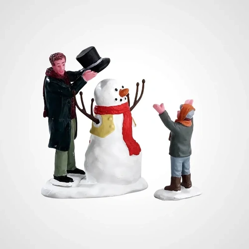 Lemax Sharp Dressed Snowman Set of 2