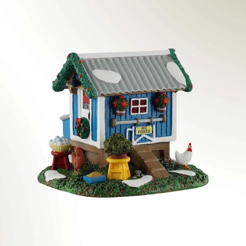 Lemax Backyard Chicken Coop - PREORDER 