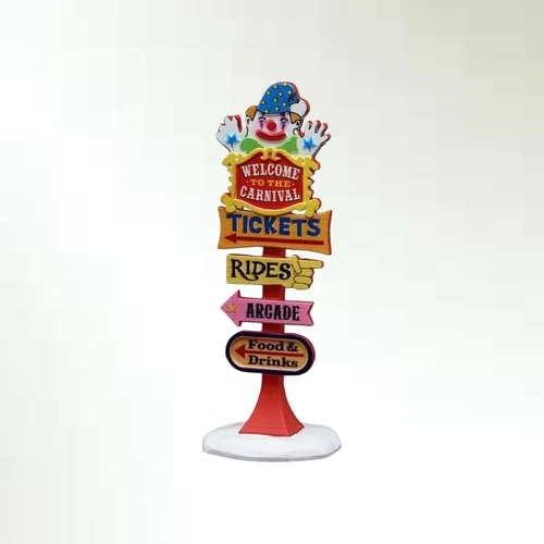 Lemax Carnival Welcome Sign - Preorder Avail August 2025