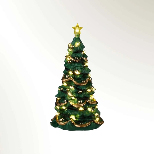 Lemax 5 in. Joyful Christmas Tree Clear Light - PREORDER