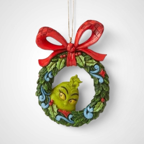 Grinch with Wreath HO