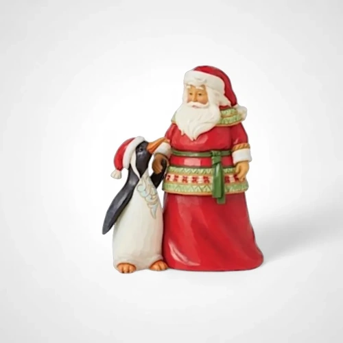 SANTA WITH PENGUIN