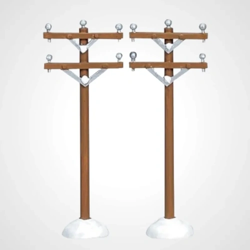 Lemax Telephone Poles - set of 2 