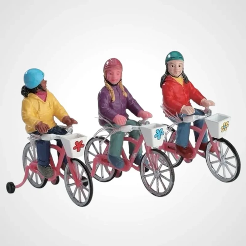 Lemax Bike Ride, Set of 3 