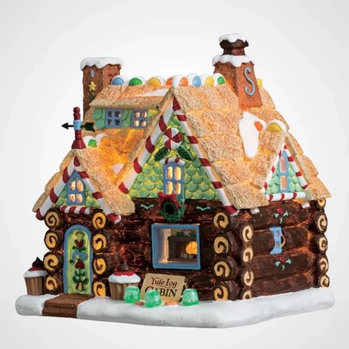 Lemax Yule Log Cabin