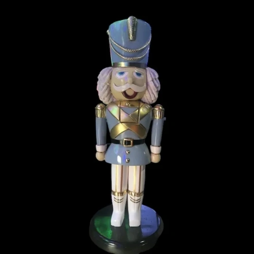 80cm Tall Nutcracker Painted Grey