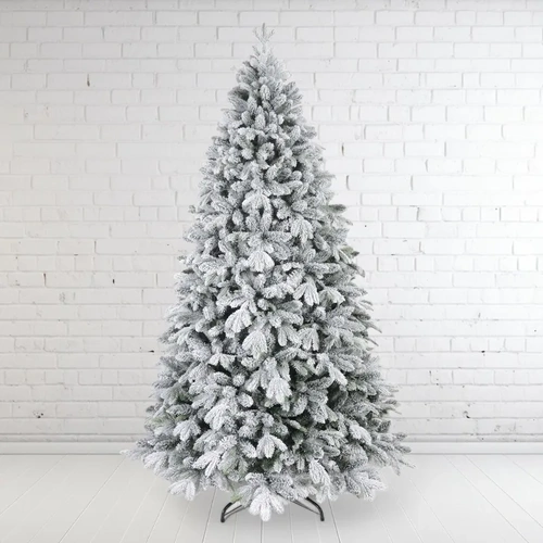 8 Foot Deluxe Flocked Christmas Tree