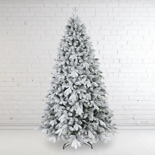 9 Foot Deluxe Flocked Christmas Tree