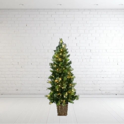 4.5 Foot Lit Potted Porch Tree - FREE SHIPPING