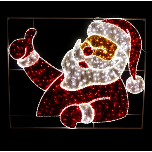 Santa with Thumbs Up Rope Light Motif -PREORDER