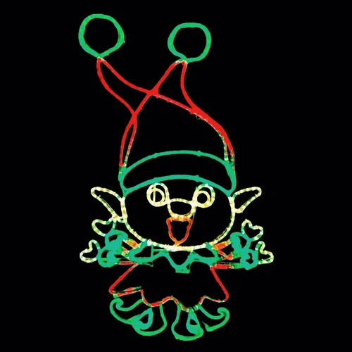 Dancing Elf Rope Light Motif 