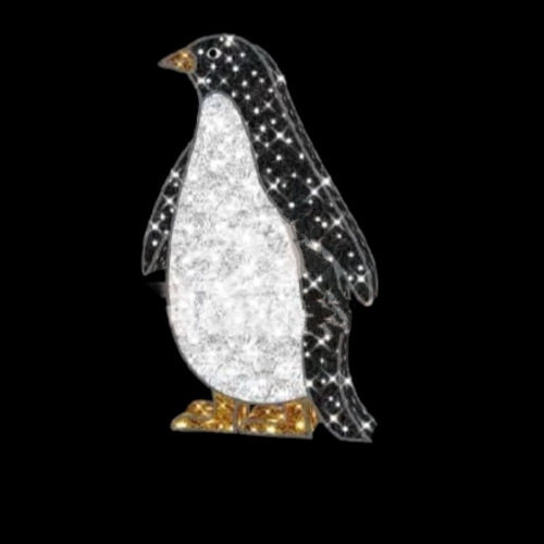 Left Black/White Penguin Motif - PREORDER