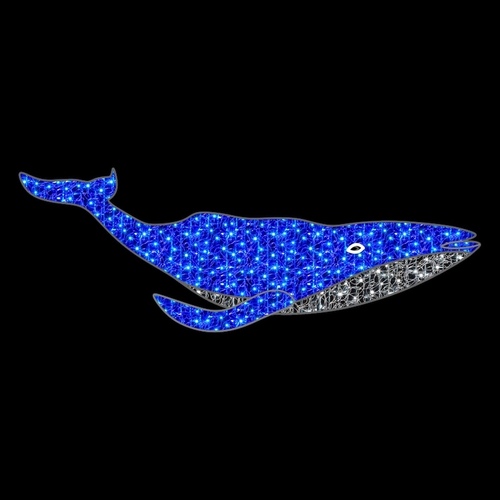 Blue Whale Rope Light Motif - PREORDER