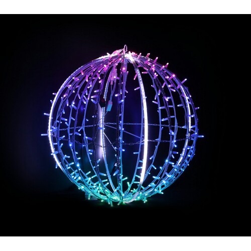 80cm RGB Ball with White Strip Light 