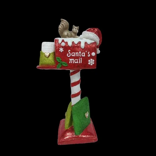 62cm Resin Santa's Mailbox