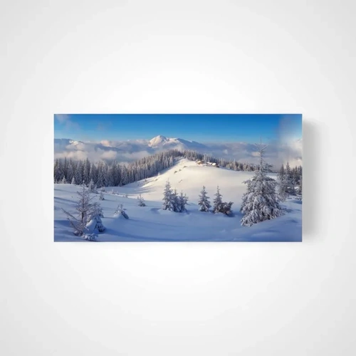 My Village Winter Forest Cloth Backdrop XL