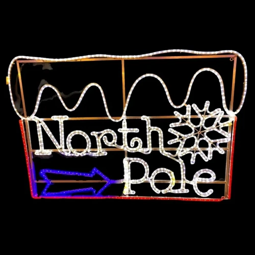 North Pole Rope Light Motif 