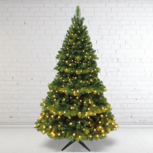 10 Foot Lit Oxford Spruce Christmas Tree - 900 Bulbs