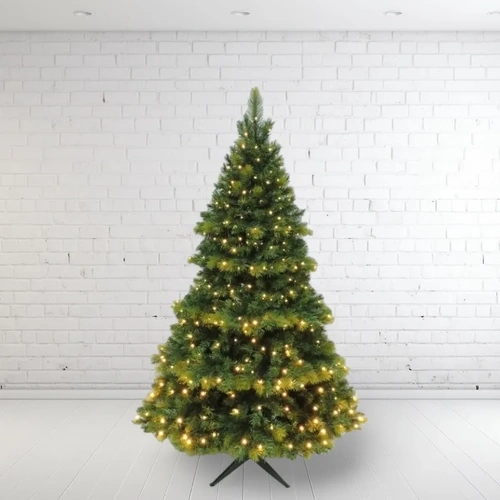  6 Foot Lit Oxford Spruce Christmas Tree- 350 Bulbs