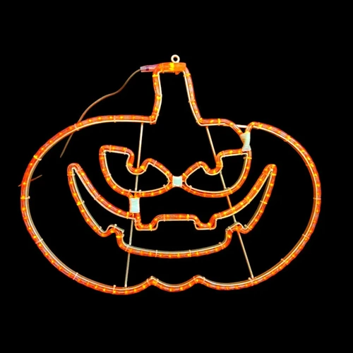 80cm Pumpkin Halloween Rope Light Motif