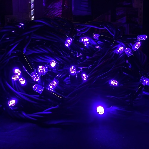 10m Connectable Waterproof Purple String - 240V