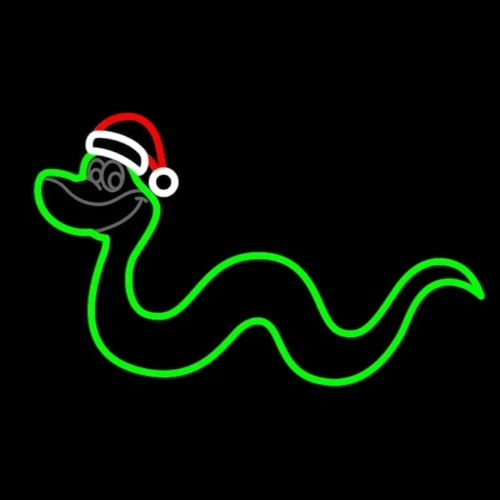 Christmas Snake Rope Light Motif 