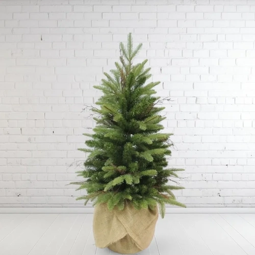 90cm Table Christmas Tree with Gunny Sack