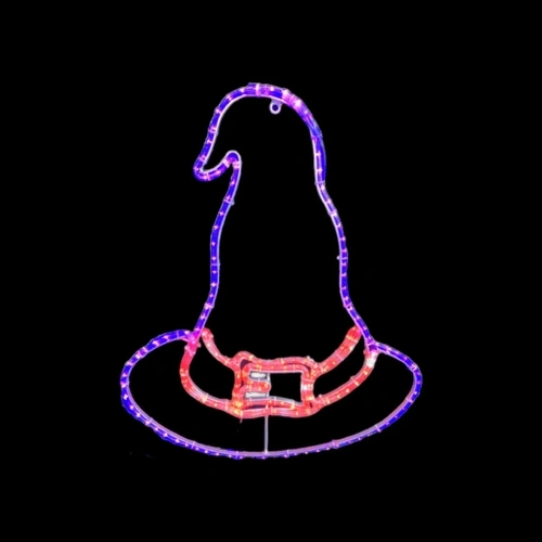 Witches Hat Halloween Rope Light Motif