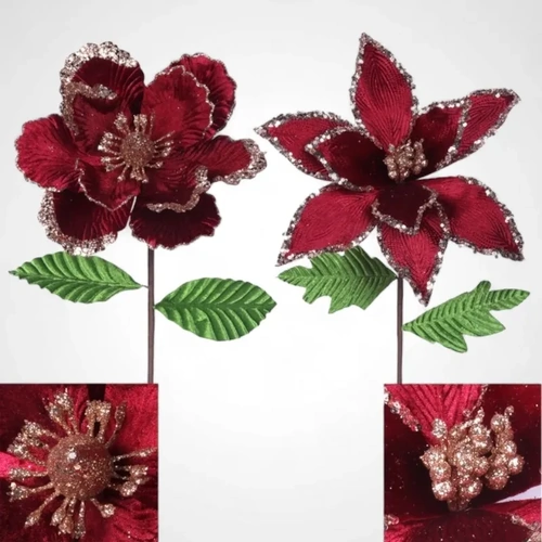 Velvet Flower Stem - 2 choices