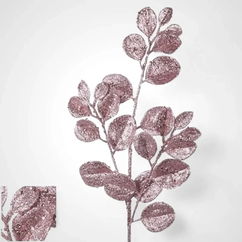 Dusty Pink Gum Leaf Stem - 70cm