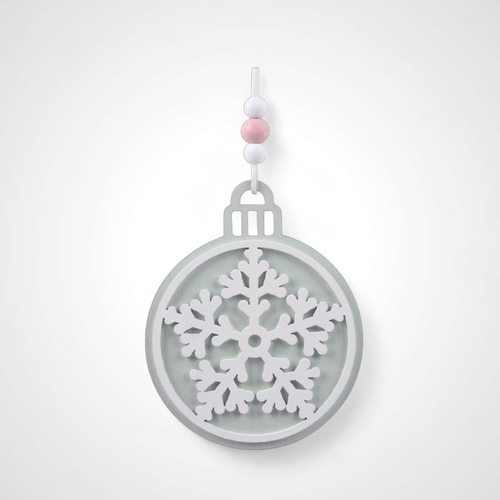 Mint Snowflake Tree Ornament