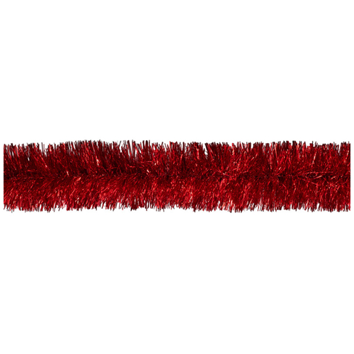 2m Red Thick Tinsel