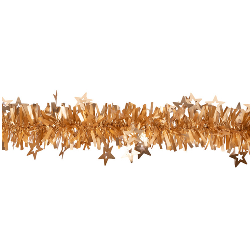 2m Gold Tinsel(A) Stars