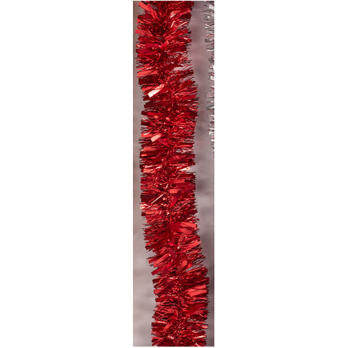 2m Red Christmas Tinsel