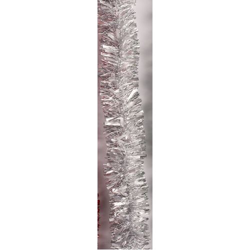 2m Silver Christmas Tinsel