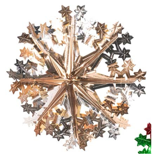 40cm Hanging Foil Snowflake