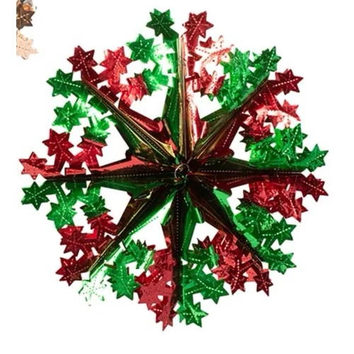 40cm Hanging Foil Snowflake