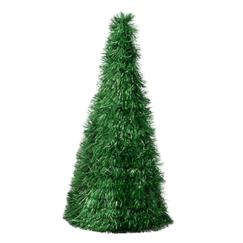 48cm Emerald Tinsel Tree